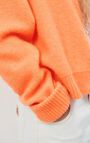 Women's jumper Vitow, FLUORESCENT CARROT MELANGE, hi-res-model