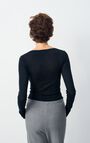 Women's t-shirt Massachusetts, NAVY, hi-res-model