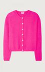 Women's cardigan Vitow, NEON PINK MELANGE, hi-res