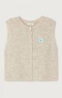 Women's cardigan East, MELANGE POWDER SNOW, hi-res