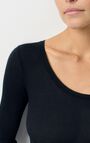 Women's t-shirt Massachusetts, NAVY, hi-res-model