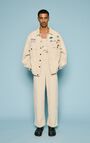 Unisex's jacket Snopdog - 20 years, ECRU, hi-res-model