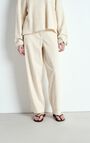 Women's trousers Uyabow, MELANGE ECRU, hi-res-model