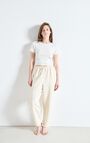 Women's trousers Afaz, ECRU, hi-res-model
