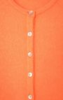 Women's cardigan Vitow, FLUORESCENT CARROT MELANGE, hi-res