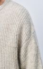 Men's jumper East, MELANGE POWDER SNOW, hi-res-model