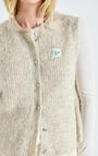 Women's cardigan East, MELANGE POWDER SNOW, hi-res-model