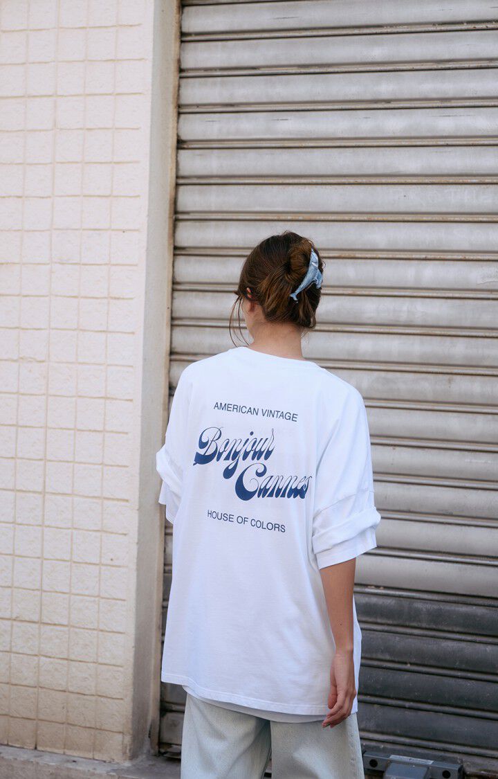 Unisex's t-shirt Fizvalley "Bonjour"