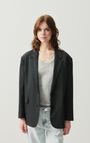 Women's blazer Kabird, MELANGE CHARCOAL, hi-res-model