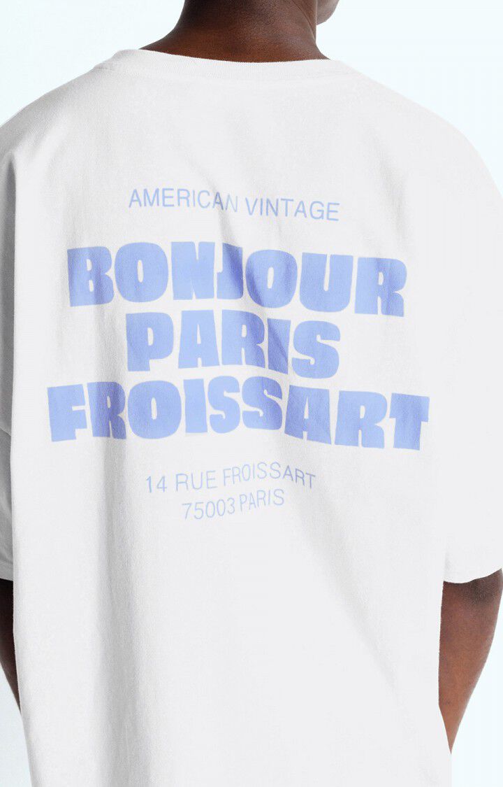 Unisex's t-shirt Fizvalley "Bonjour Paris Froissart"