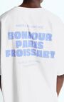 Unisex's t-shirt Fizvalley "Bonjour Paris Froissart", WHITE, hi-res-model