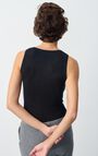 Women's tank top Massachusetts, BLACK, hi-res-model