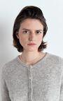 Women's cardigan Vitow, MELANGE LIGHT GREY, hi-res-model