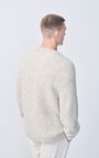 Men's jumper East, MELANGE POWDER SNOW, hi-res-model