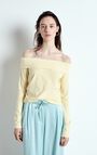 Women's t-shirt Ouky, VINTAGE CUSTARD, hi-res-model