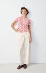 Women's trousers Koybay, OFF-WHITE, hi-res-model