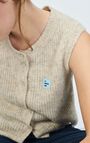 Women's cardigan East, MELANGE POWDER SNOW, hi-res-model