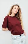 Women's t-shirt Fizvalley, VINTAGE BURGUNDY, hi-res-model