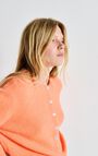 Women's cardigan Vitow, FLUORESCENT CARROT MELANGE, hi-res-model