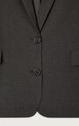 Women's blazer Kabird, MELANGE CHARCOAL, hi-res
