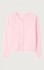 Women's cardigan Vitow, MELANGE SUGARED ALMOND, hi-res