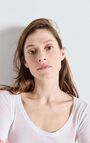 Women's t-shirt Massachusetts, WHITE, hi-res-model