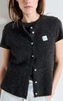 Women's cardigan East, MELANGE CHARCOAL, hi-res-model