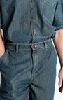 Men's straight jeans Ozyr, MEDIUM GREEN CAST, hi-res-model