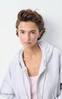 Women's hoodie Bobypark, ARCTIC MELANGE, hi-res-model