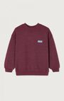 Kid's sweatshirt Doven, OVERDYED BURGUNDY, hi-res