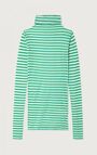 Women's t-shirt Massachusetts, GREEN STRIPES, hi-res