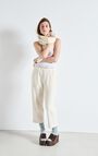 Women's joggers Bobypark, ECRU, hi-res-model