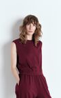 Women's tank top Ouky, VINTAGE BURGUNDY, hi-res-model