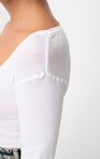 Women's t-shirt Massachusetts, WHITE, hi-res-model