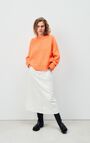 Women's jumper Vitow, FLUORESCENT CARROT MELANGE, hi-res-model