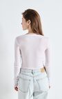 Women's t-shirt Massachusetts, WHITE, hi-res-model