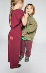 Kid's joggers Doven, OVERDYED BURGUNDY, hi-res-model