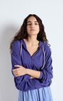 Women's hoodie Ypawood, MELANGE BLACKBERRY, hi-res-model