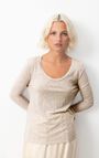 Women's t-shirt Jacksonville, MELANGE CREAM, hi-res-model