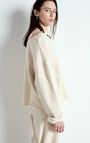 Women's sweatshirt Itonay, MELANGE ECRU, hi-res-model