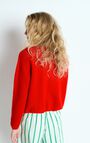 Women's cardigan Vitow, STRAWBERRY, hi-res-model