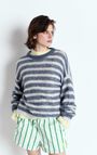 Women's jumper Nenybay, POLAR MELANGE STRIPED TORNADO MELANGE, hi-res-model