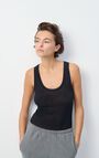 Women's tank top Massachusetts, BLACK, hi-res-model