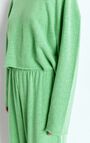 Women's sweatshirt Ofybow, MELANGE WATERCRESS, hi-res-model