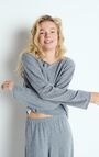 Women's sweatshirt Ofybow, MELANGE STORM, hi-res-model