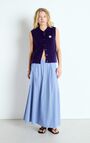 Women's cardigan East, PURPLE MELANGE, hi-res-model