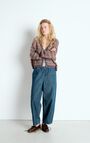 Women's cardigan Nenybay, TORNADO MELANGE STRIPED FLUORESCENT ORANGE, hi-res-model