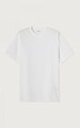 Unisex's t-shirt Fizvalley "Bonjour Malibu", WHITE, hi-res