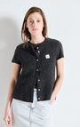 Women's cardigan East, MELANGE CHARCOAL, hi-res-model