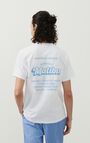 Unisex's t-shirt Fizvalley "Bonjour Malibu", WHITE, hi-res-model